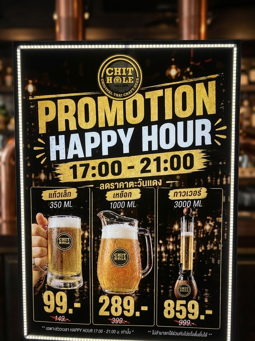 PROMOTION HAPPY HOUR (ลดราคาตะวันแดง)